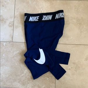 Nike lightweight Navy Leggings women's XS New